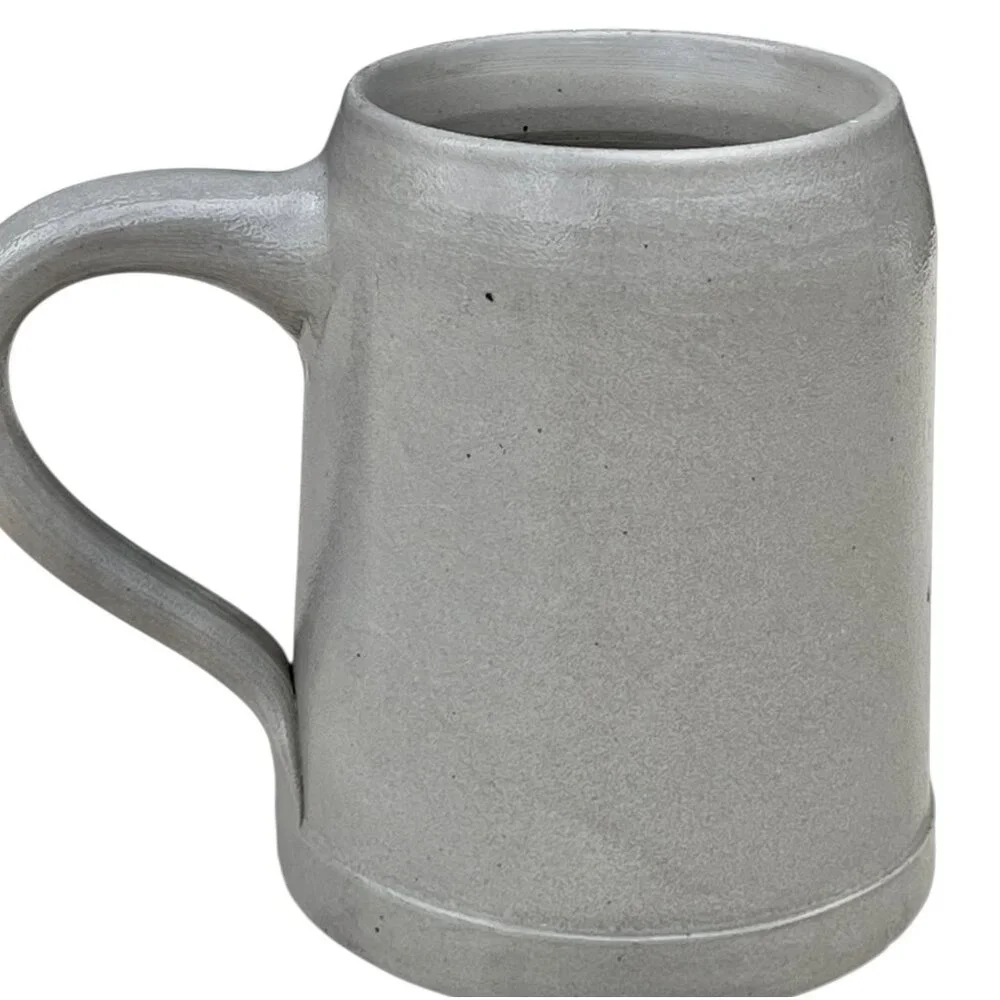 Vintage Bürgerbräu Augsburg Göggingen Stoneware Beer Mug Tankard With Handle 0.5